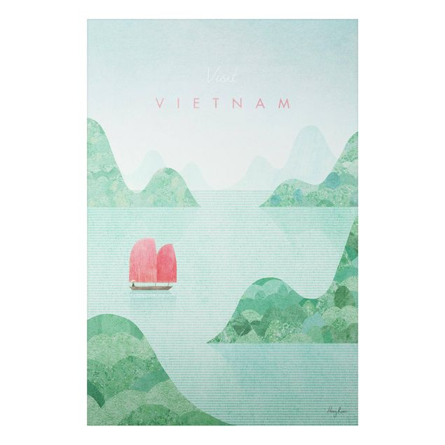 Schöne Wandbilder Reiseposter - Vietnam