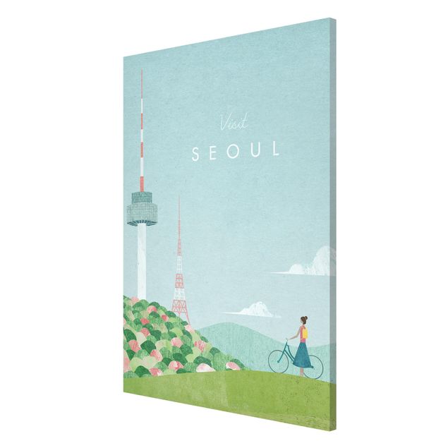 Schöne Wandbilder Reiseposter - Seoul