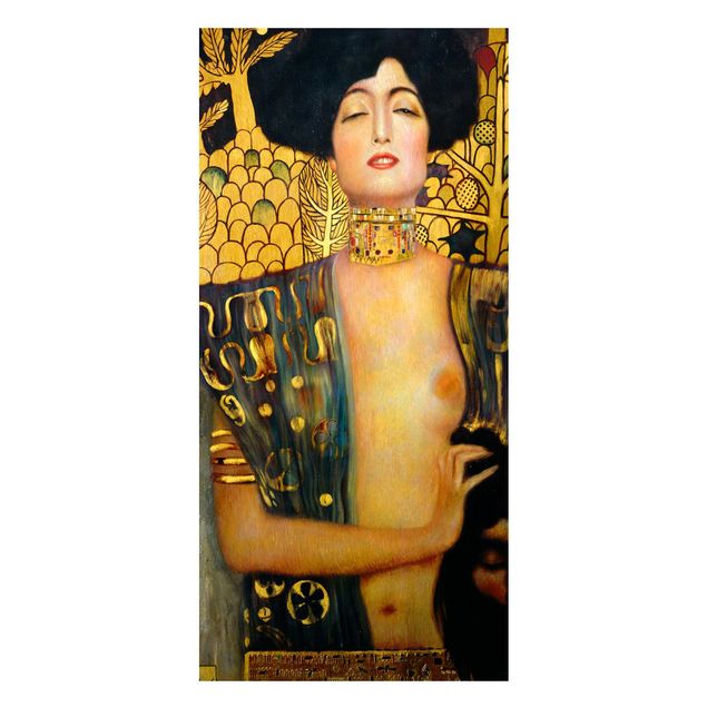 Magnettafel - Gustav Klimt - Judith I - Memoboard Panorama Hochformat 2:1