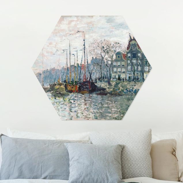 Kunstdrucke Impressionismus Claude Monet - Kromme Waal Amsterdam
