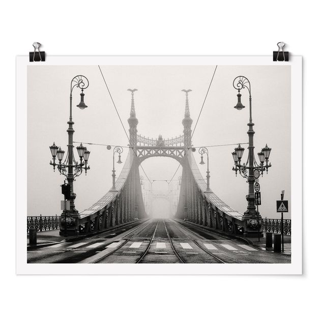 Wandbilder Brücke in Budapest