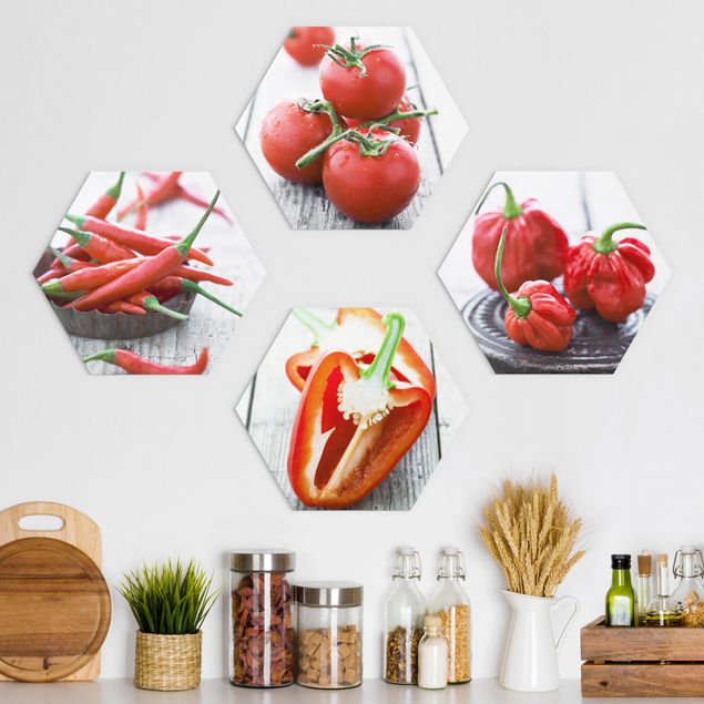 Bilder für die Wand Rotes Gemüse