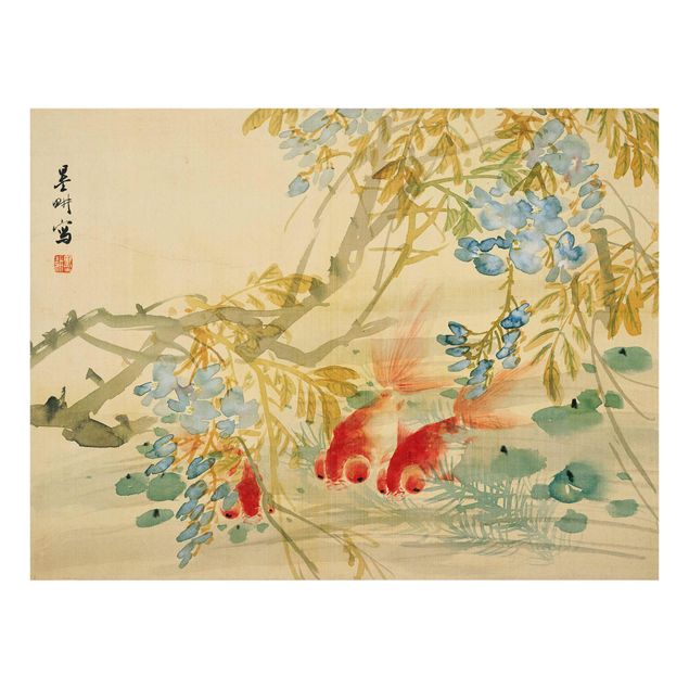 Schöne Wandbilder Ni Tian - Goldfische