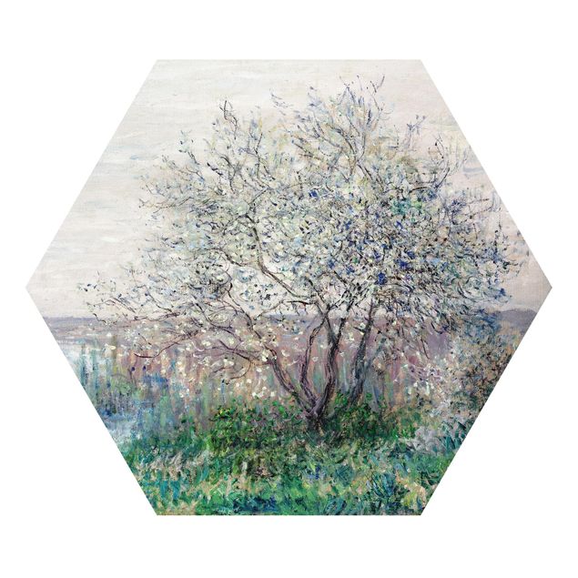 Bilder Hexagon Claude Monet - Frühlingsstimmung