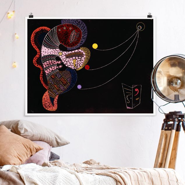 Abstrakte Bilder Wassily Kandinsky - Großes und Winziges