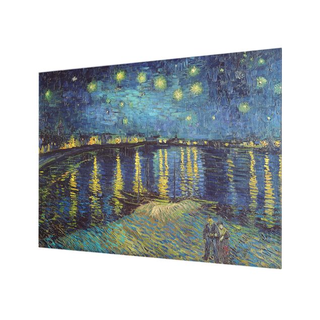 Spritzschutz Küche Vincent van Gogh - Sternennacht über der Rhône
