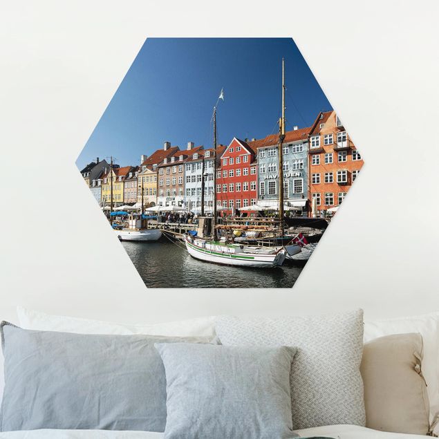 Foto auf Hartschaumplatte Hafen in Kopenhagen