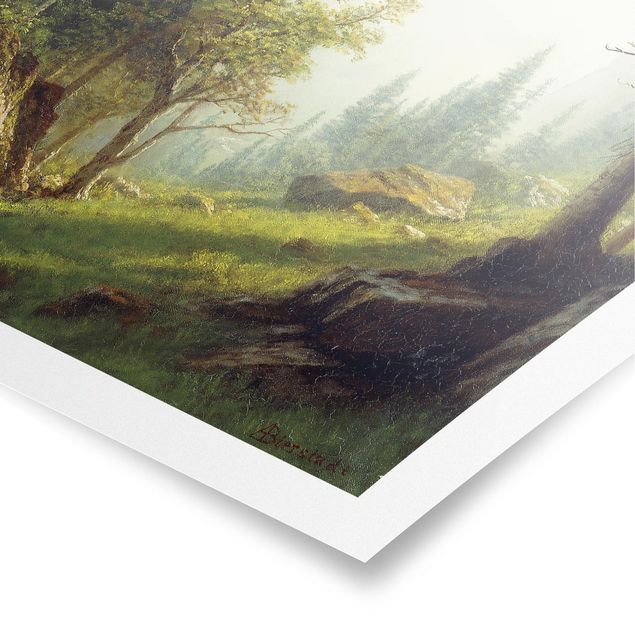Kunstdruck Albert Bierstadt Albert Bierstadt - In den Berner Alpen