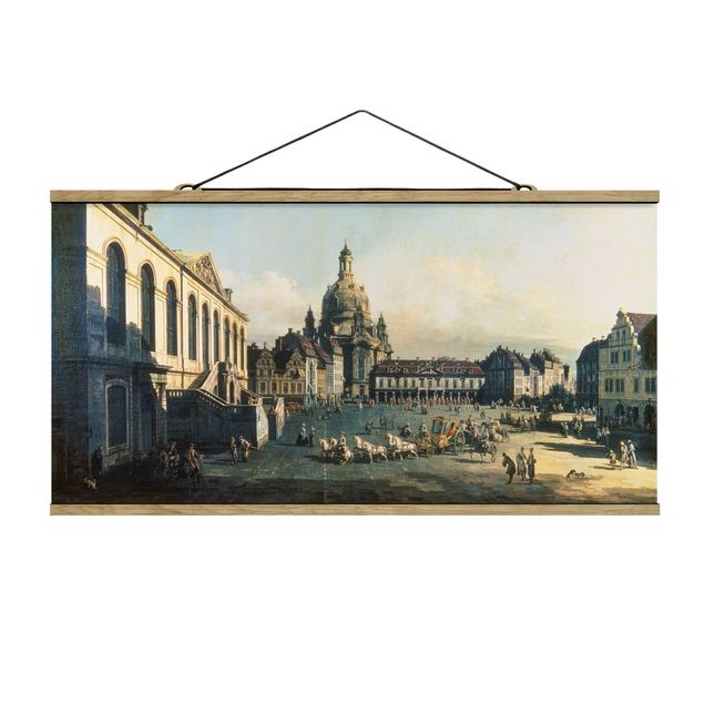 Bernardo Bellotto Bilder Bernardo Bellotto - Der Neue Markt in Dresden