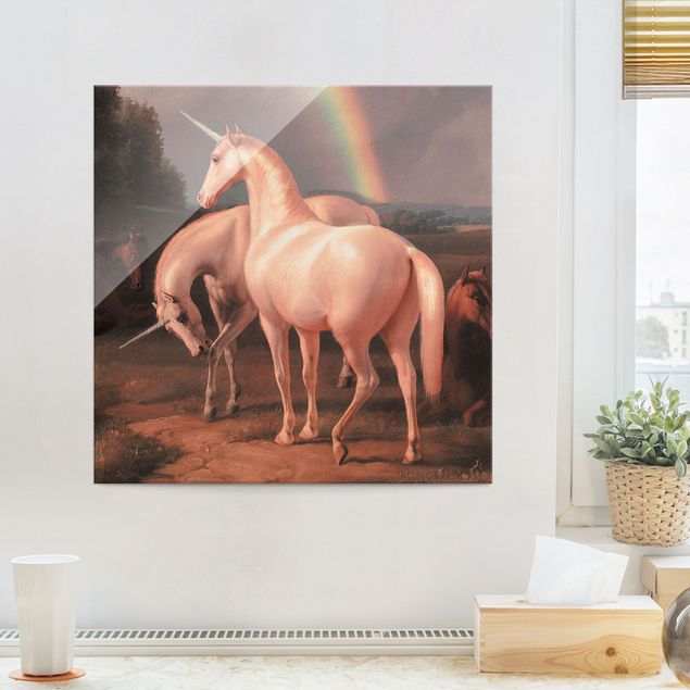 Wandbilder Tiere Falsche Pferde