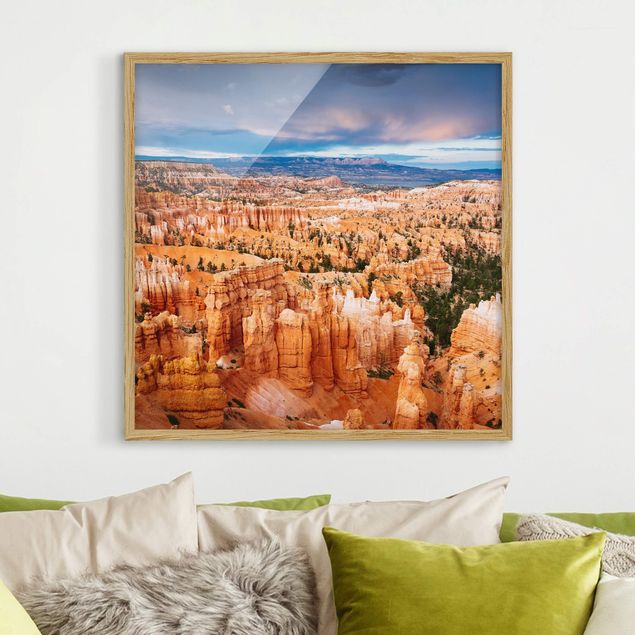 Landschaftsbilder mit Rahmen Farbenpracht des Grand Canyon