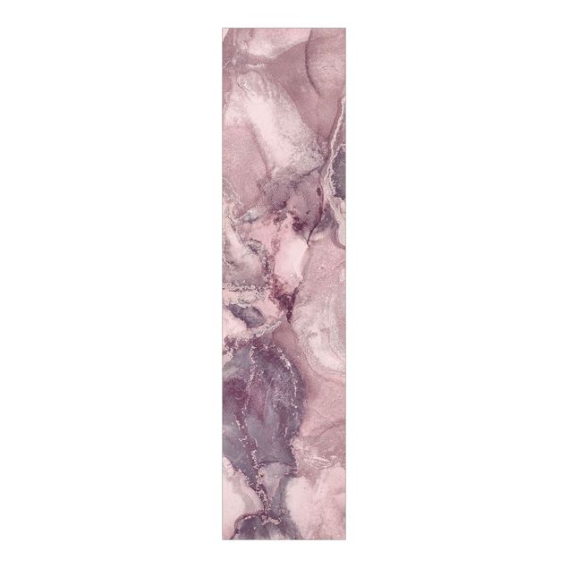 Schiebegardinen Schiene 3-läufig Farbexperimente Marmor Violett