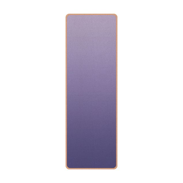 Yogamatte Kork - Farbverlauf Lila