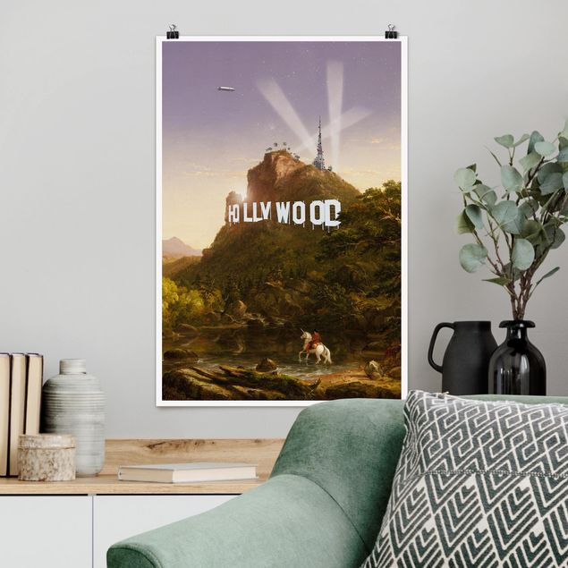 Poster Kunstdruck Gemälde Hollywood