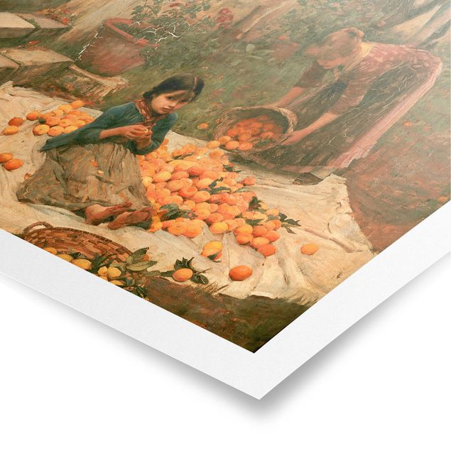 Kunstdrucke John William Waterhouse - Die Orangenpflücker