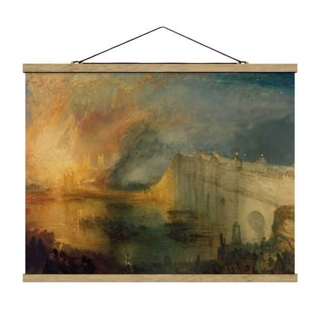 Stoffbilder zum Aufhängen William Turner - Brand des Parlaments