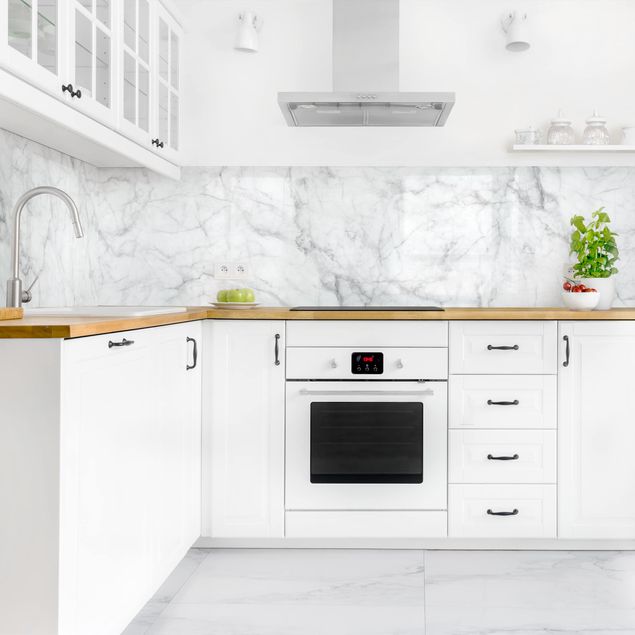 Küchenrückwand Muster Bianco Carrara
