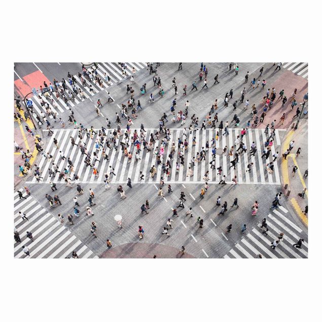 Alu Dibond Bilder Shibuya Crossing in Tokio