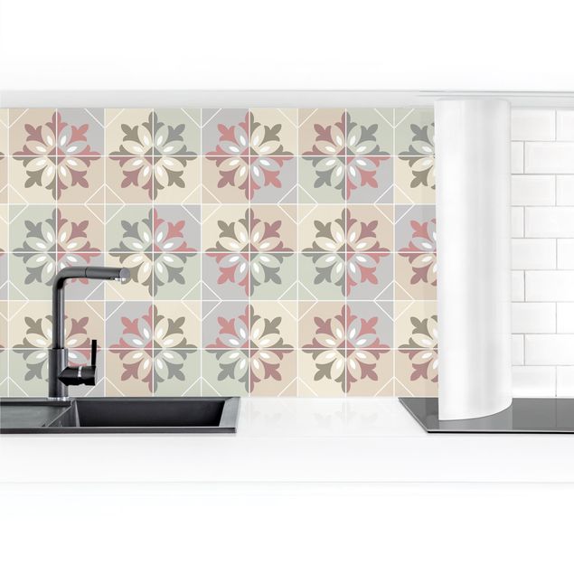 Küchenrückwand Muster Geometrische Fliesen - Bari