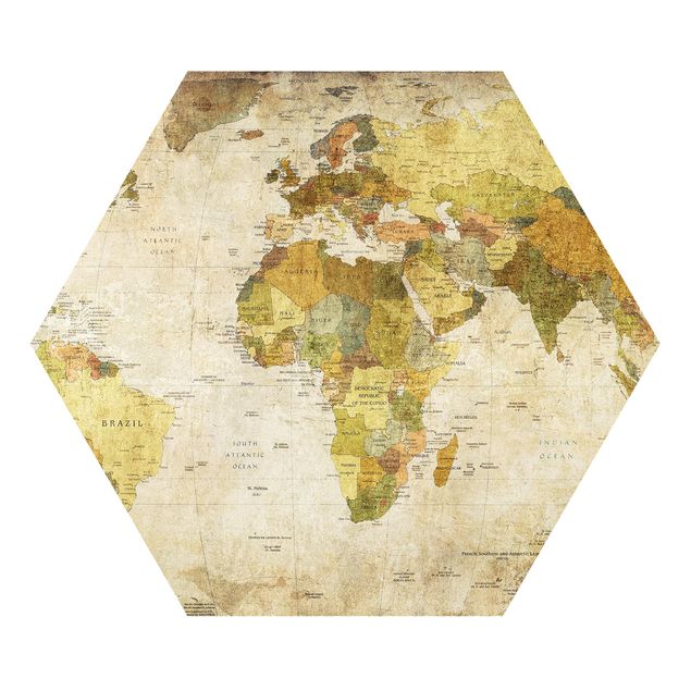 Hexagon Bild Forex - Weltkarte