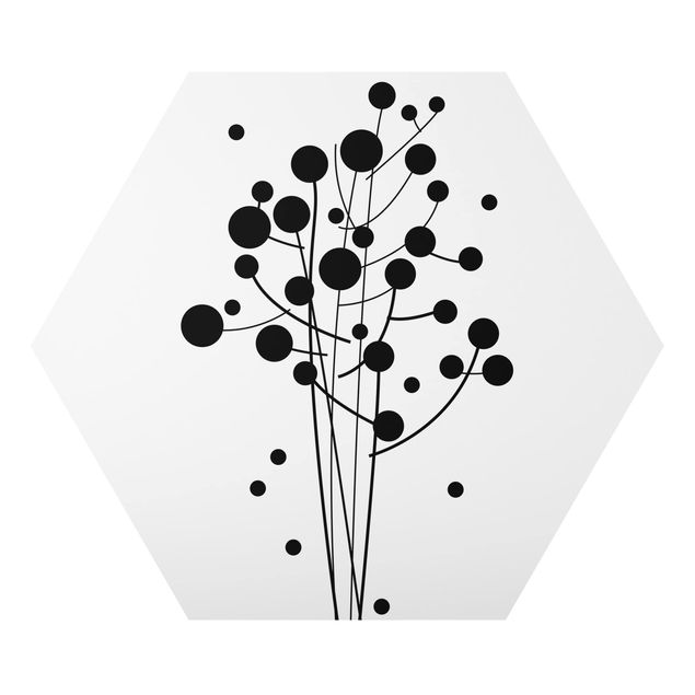 Hexagon Bild Alu-Dibond - No.SF679 Artflower