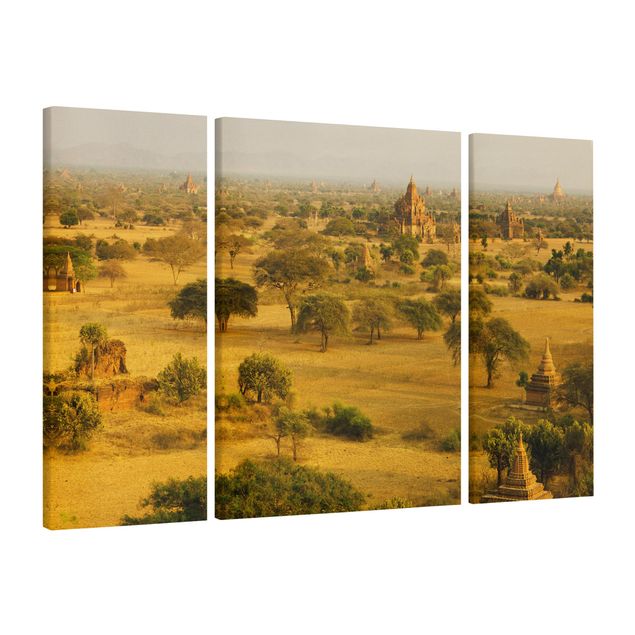 Wandbilder Skyline Bagan in Myanmar