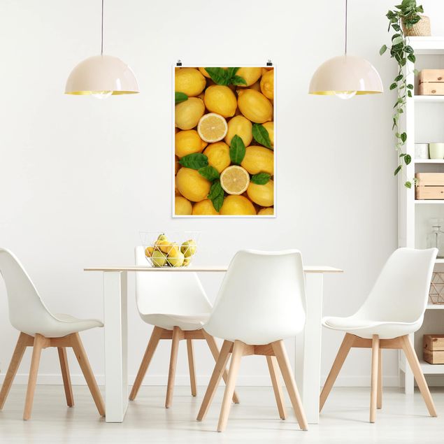 Poster kaufen Saftige Zitronen