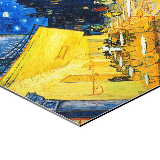 Wandbilder Kunstdruck Vincent van Gogh - Café-Terrasse in Arles