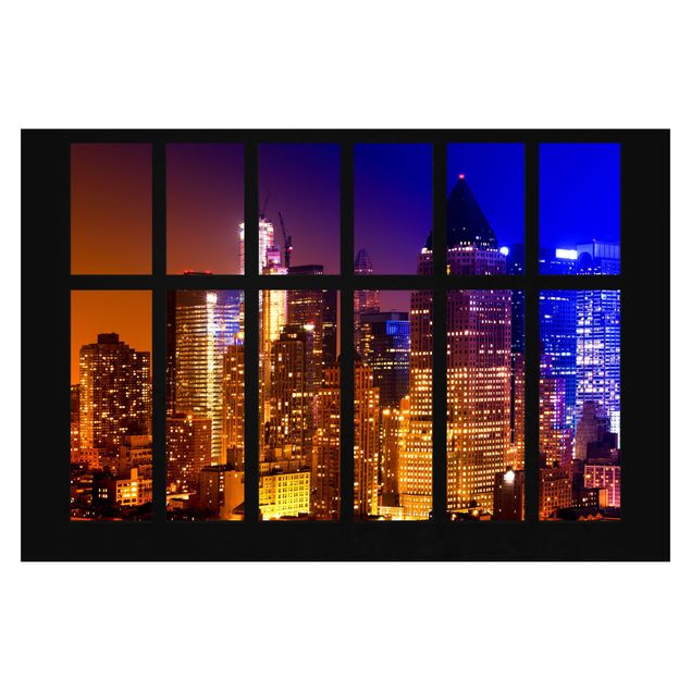 Philippe Hugonnard Fenster Manhattan Sonnenaufgang