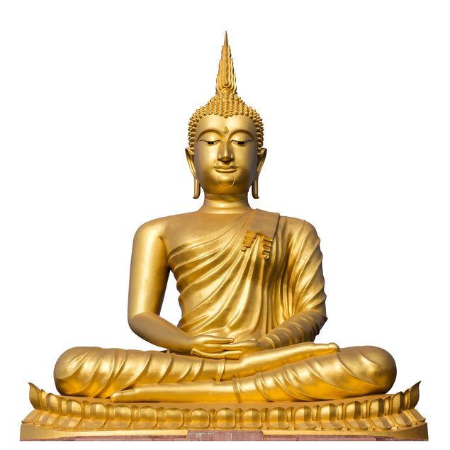 Fensterfolie Goldener Buddha