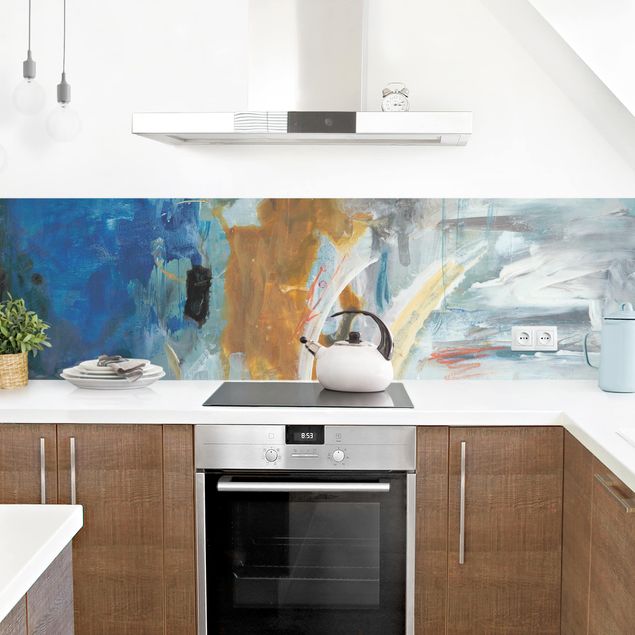 Küchenrückwand abstrakt Wechselspiel Abstrakt I