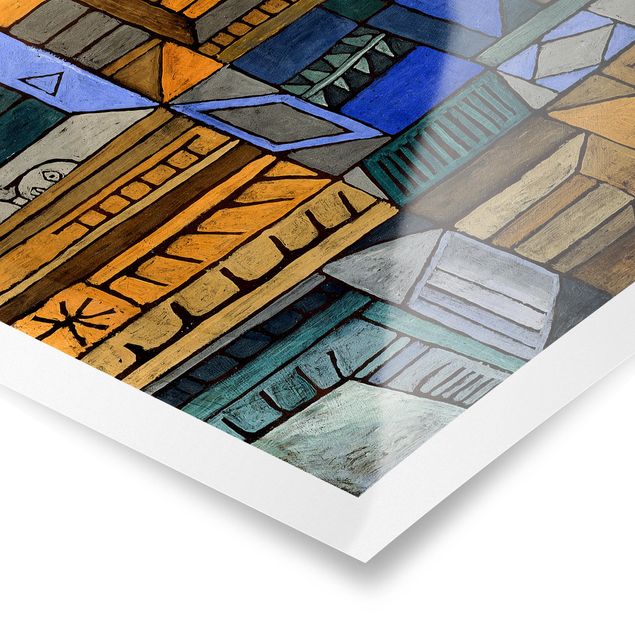 Poster Städte Paul Klee - Beginnende Kühle