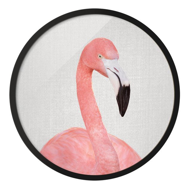 Wandbilder mit Rahmen Flamingo Fabian