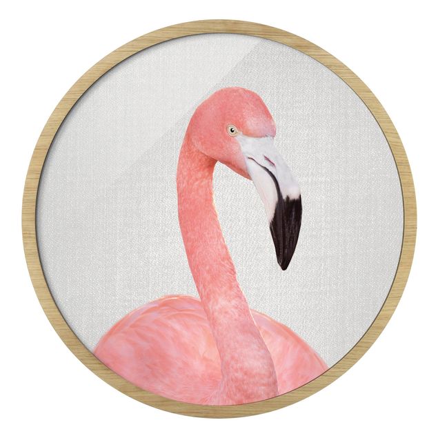 Wandbilder mit Rahmen Flamingo Fabian