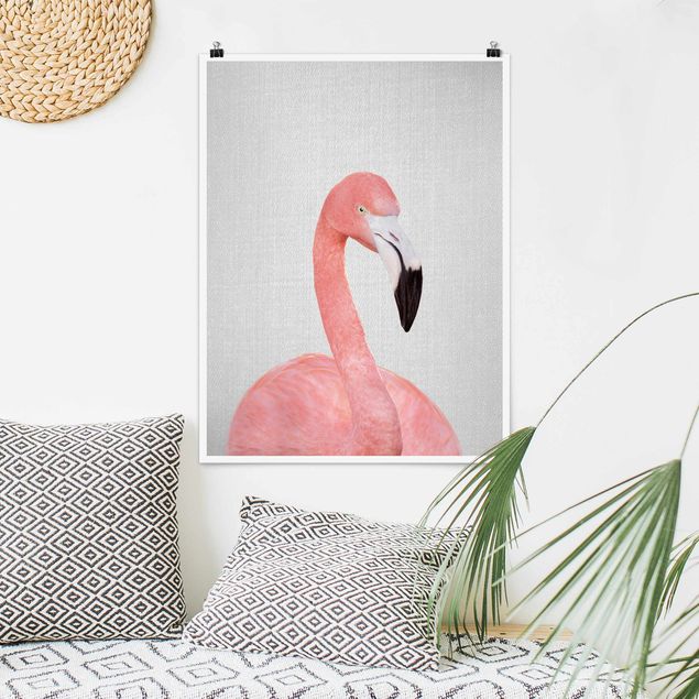 Wandbilder Tiere Flamingo Fabian