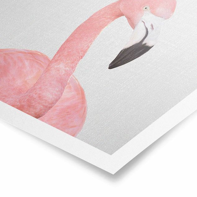 Bilder für die Wand Flamingo Fabian