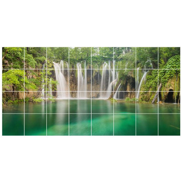 Selbstklebende Folie Wasserfall Plitvicer Seen