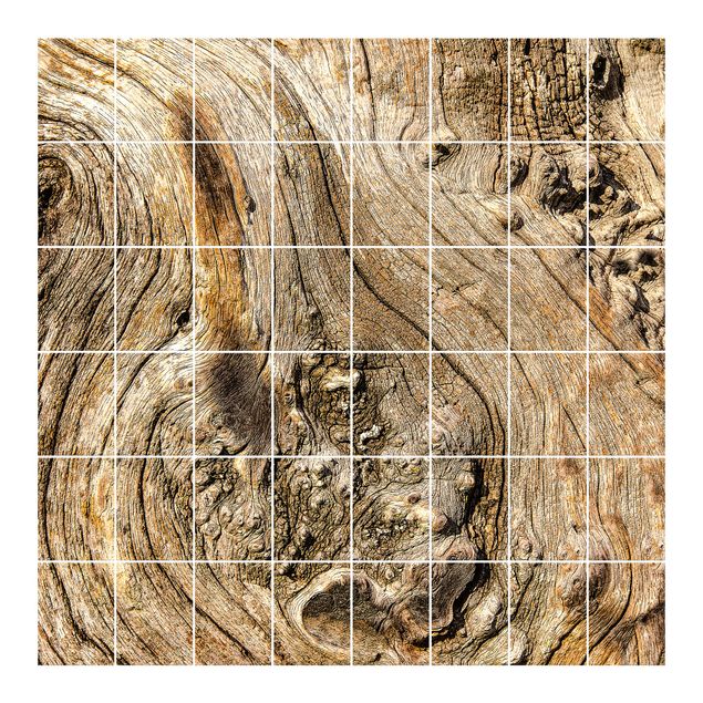 Fliesenbild - Alte Holzstruktur
