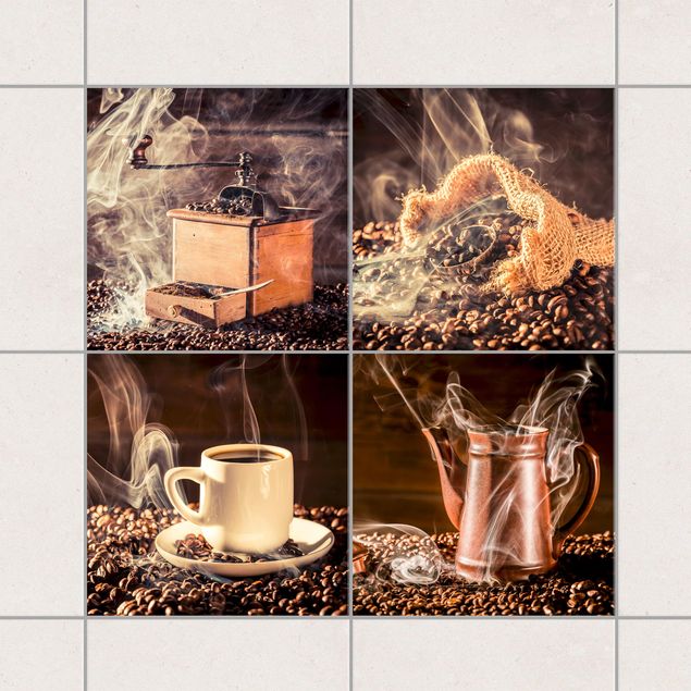 Selbstklebende Folie Kaffee - Dampf