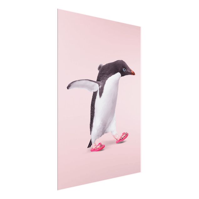 Schöne Wandbilder Flip-Flop Pinguin