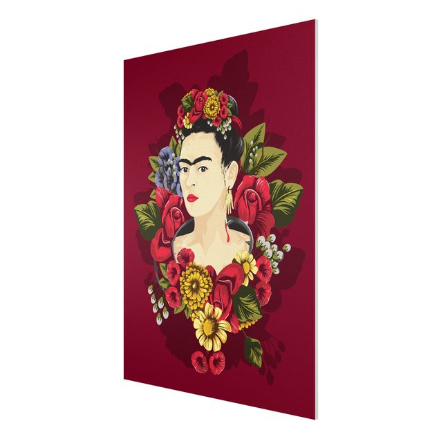 Wandbilder Frida Kahlo - Rosen