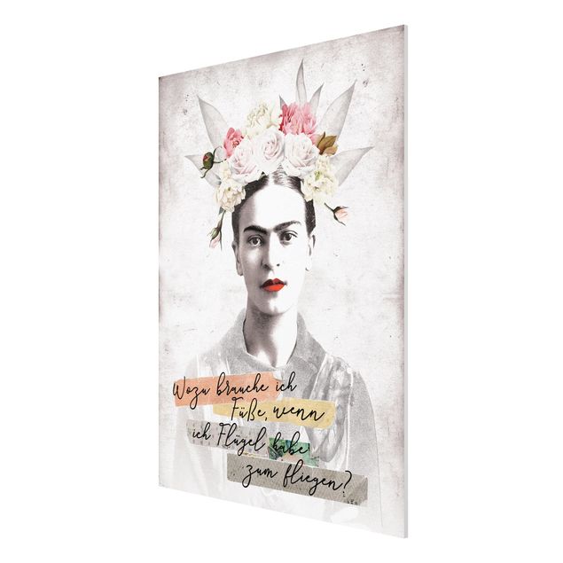 Bilder für die Wand Frida Kahlo - Zitat
