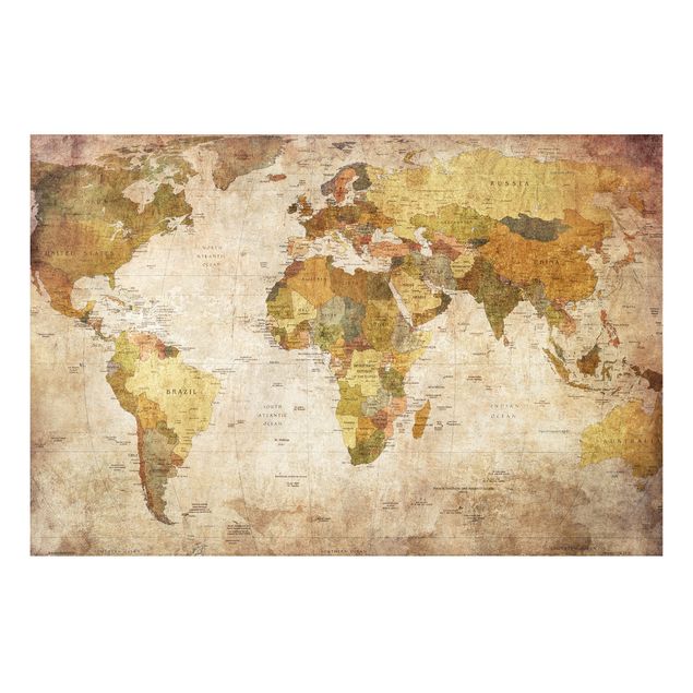 Wandbilder Weltkarte