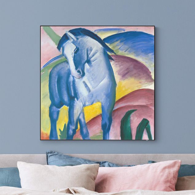 Wandbilder Tiere Franz Marc - Blaues Pferd
