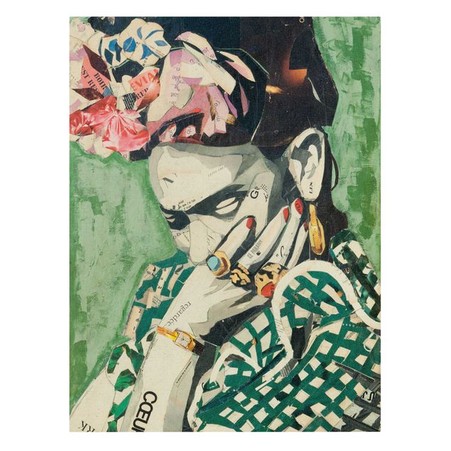 Schöne Wandbilder Frida Kahlo - Collage No.3