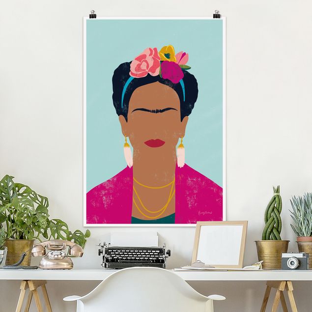 Poster Illustration Frida Collage