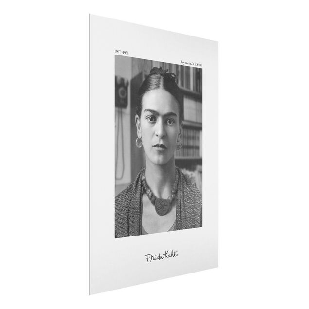 Bilder für die Wand Frida Kahlo Foto Portrait im Haus
