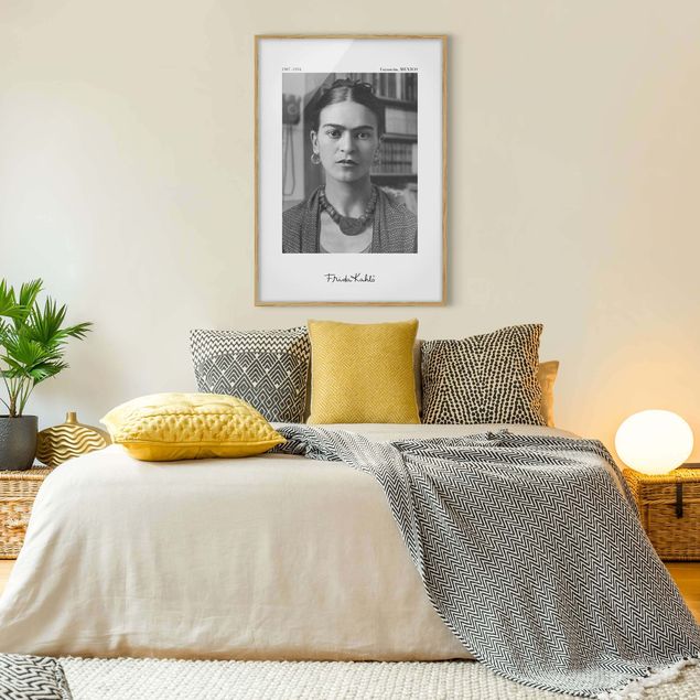 Schöne Wandbilder Frida Kahlo Foto Portrait im Haus