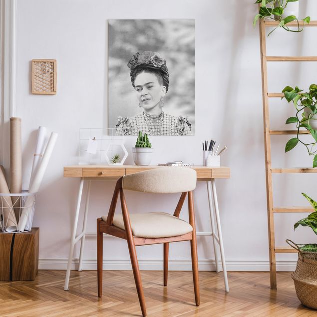 Bild auf Leinwand Frida Kahlo Frida Kahlo Portrait
