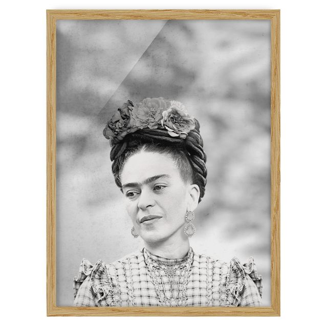 Bilder mit Rahmen Frida Kahlo Portrait